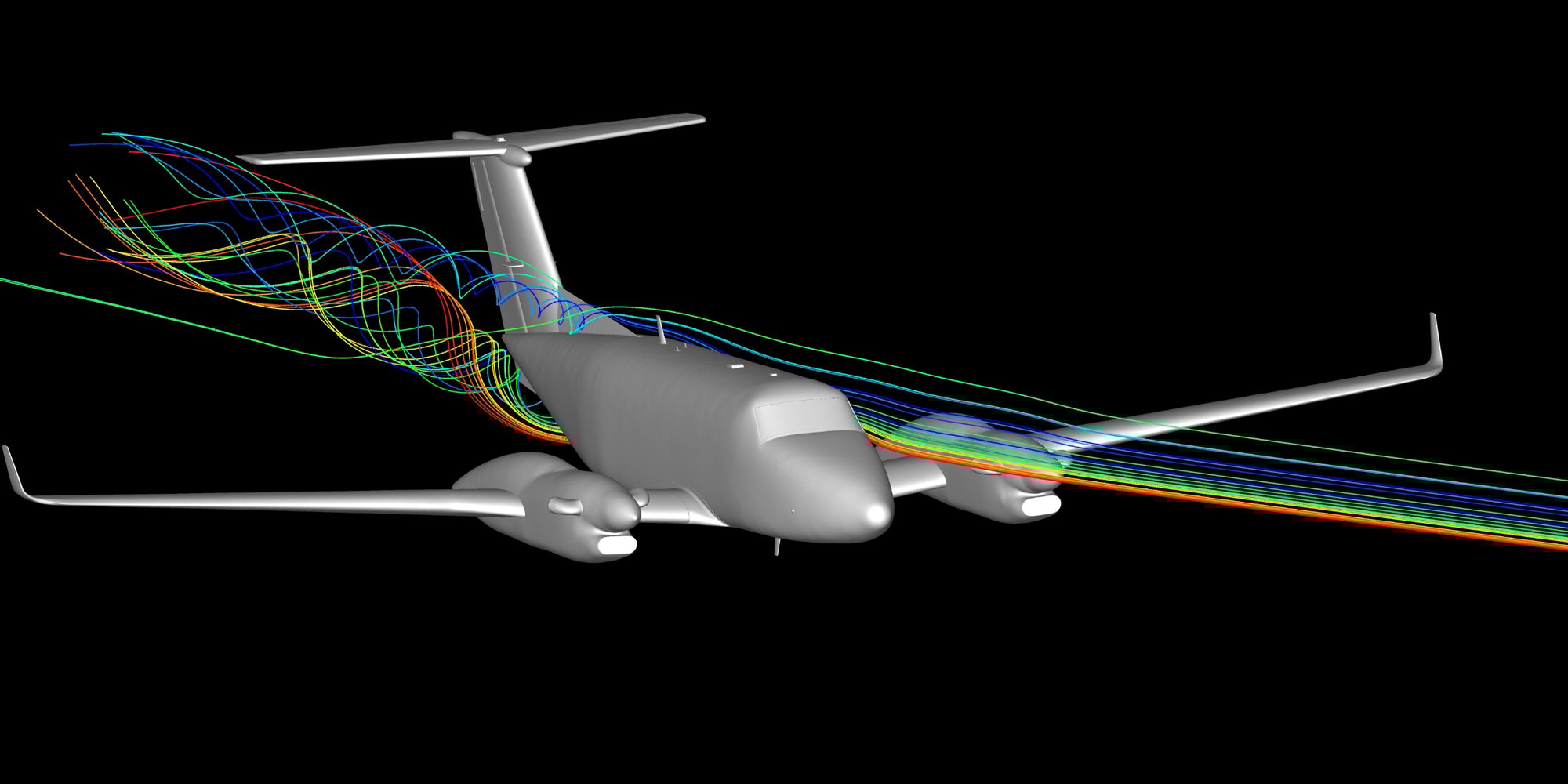 CFD-image-simulation-aircraft-model-fluid-dynamics-black-background