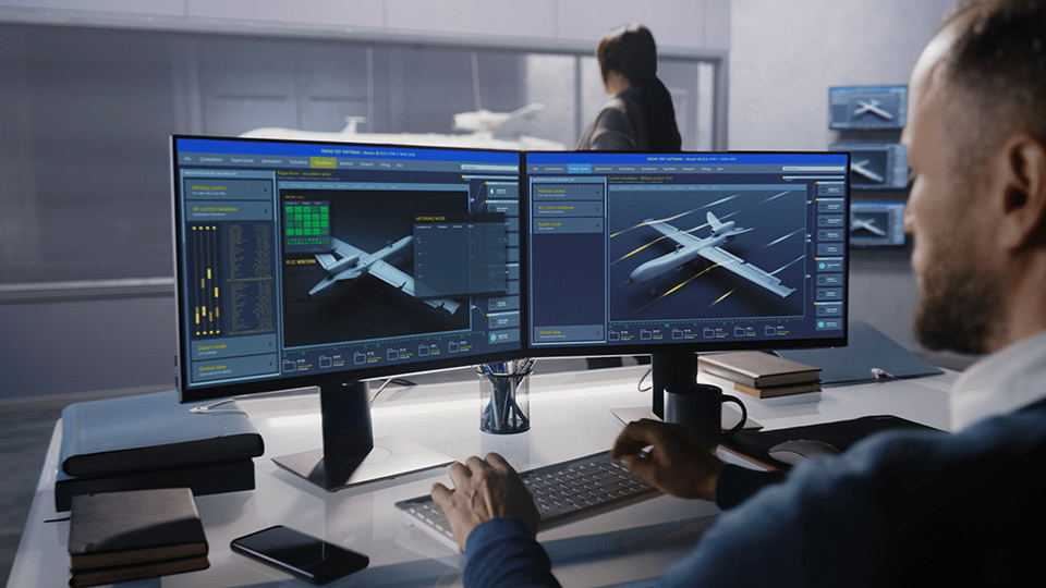 cfd-Engineers-check-aerodynamics-aircraft-modifications-wind-tunnel-with steam
